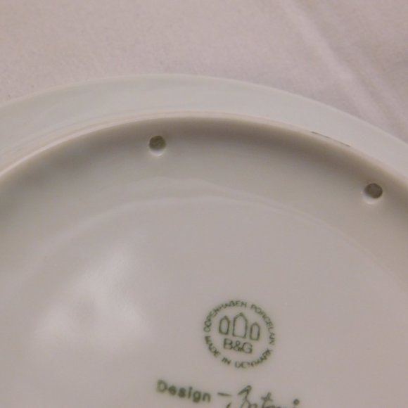 Copenhagen Porcelain B & G Design Antoni Plate - Picture 6 of 8